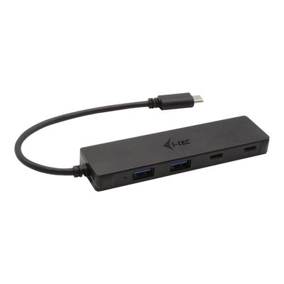 i-Tec - Hub - 2 x SuperSpeed USB 3.0 + 2 x USB-C 3.1 Gen 1 - de bureau