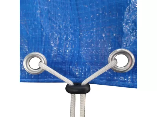 Couvertures de piscines rondes hors sol de 450-457 cm 2 pcs