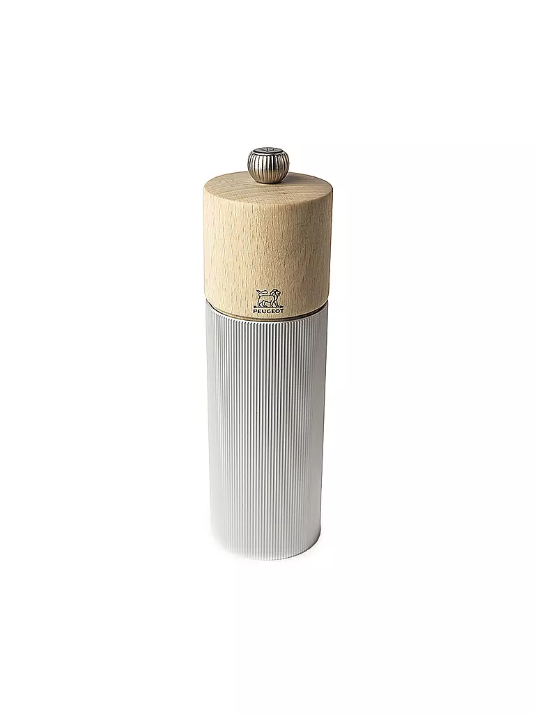 PEUGEOT Pfeffermühle 18cm LINE Alu / Buche - Natur beige