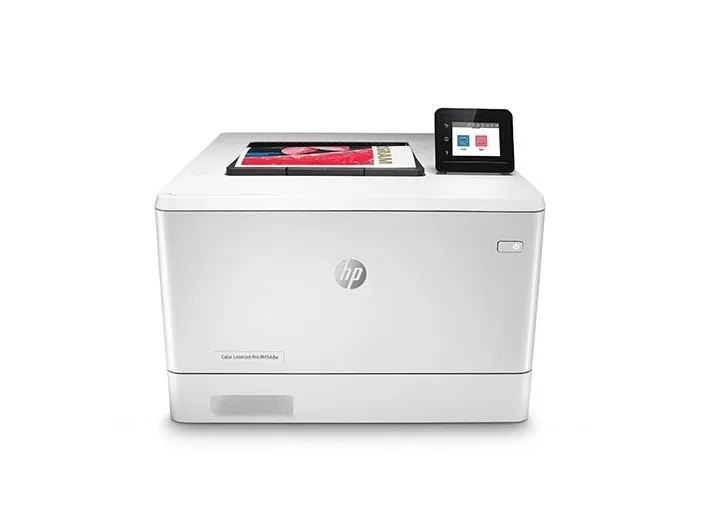 HP Color LaserJet Pro M454dw - Printer - farve - Duplex - laser - A4/Legal - 38.400 x 600 dpi - op til 27 spm (mono) / op til 27 spm (farve) - kapacitet: 300 ark - USB 2.0, Gigabit LAN, Wi-Fi(n), USB vært