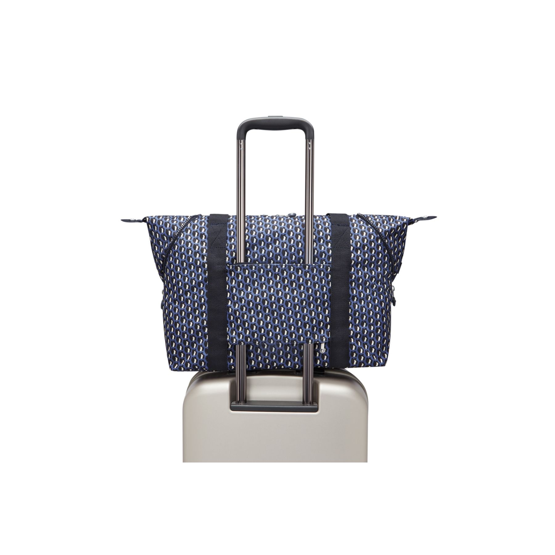 ART M Sac fourre-tout multi-usage taille moyenne avec manchon pour valise - 3D K Blue