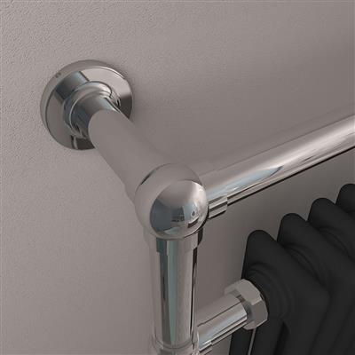 Eastbrook Avon radiator 50x95cm 530W chroom/zwart mat