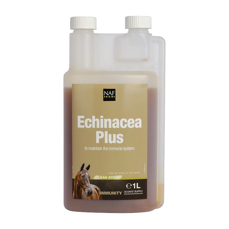 NAF Echinacea Plus – Voor een sterk immuunsysteem bij paarden met natuurlijke kruiden