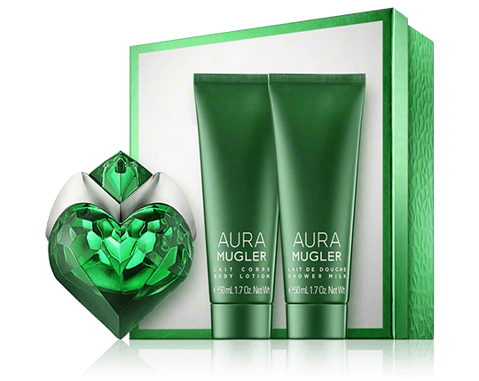 Thierry Mugler Aura Set mit 2x Pflege 30ml-50ml-50ml