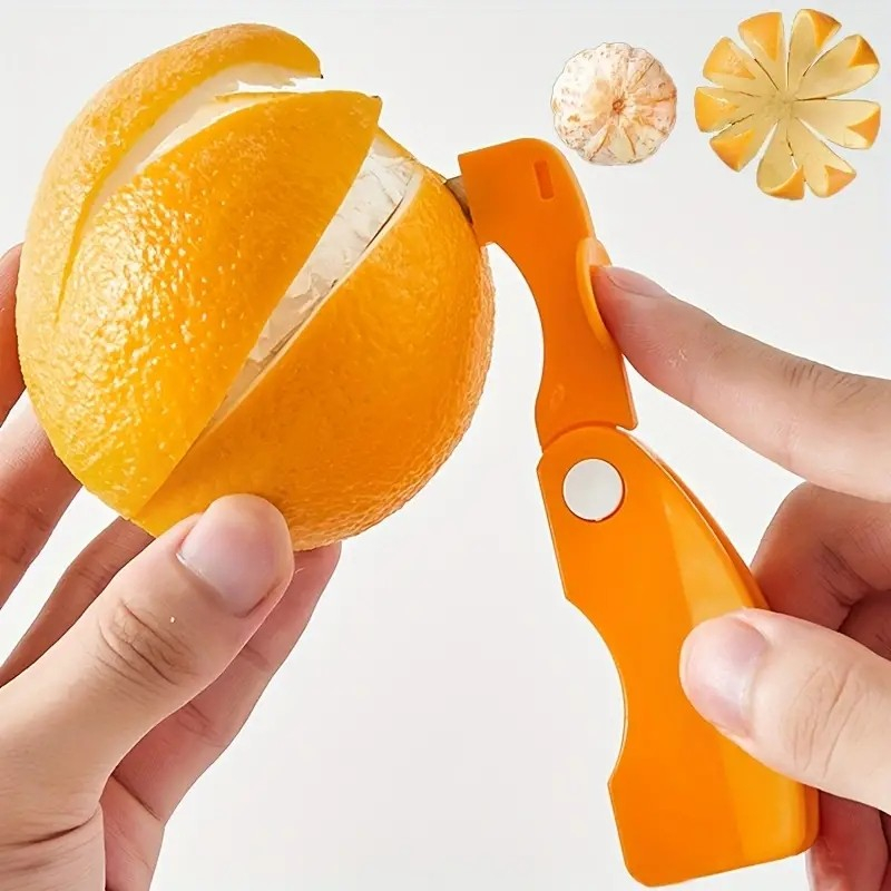Orangen Schäler Schalen Entferner Peeler Messer Anritzer Schälhilfe für Zitronen / Mandarinen / Grapefruits / Clementinen