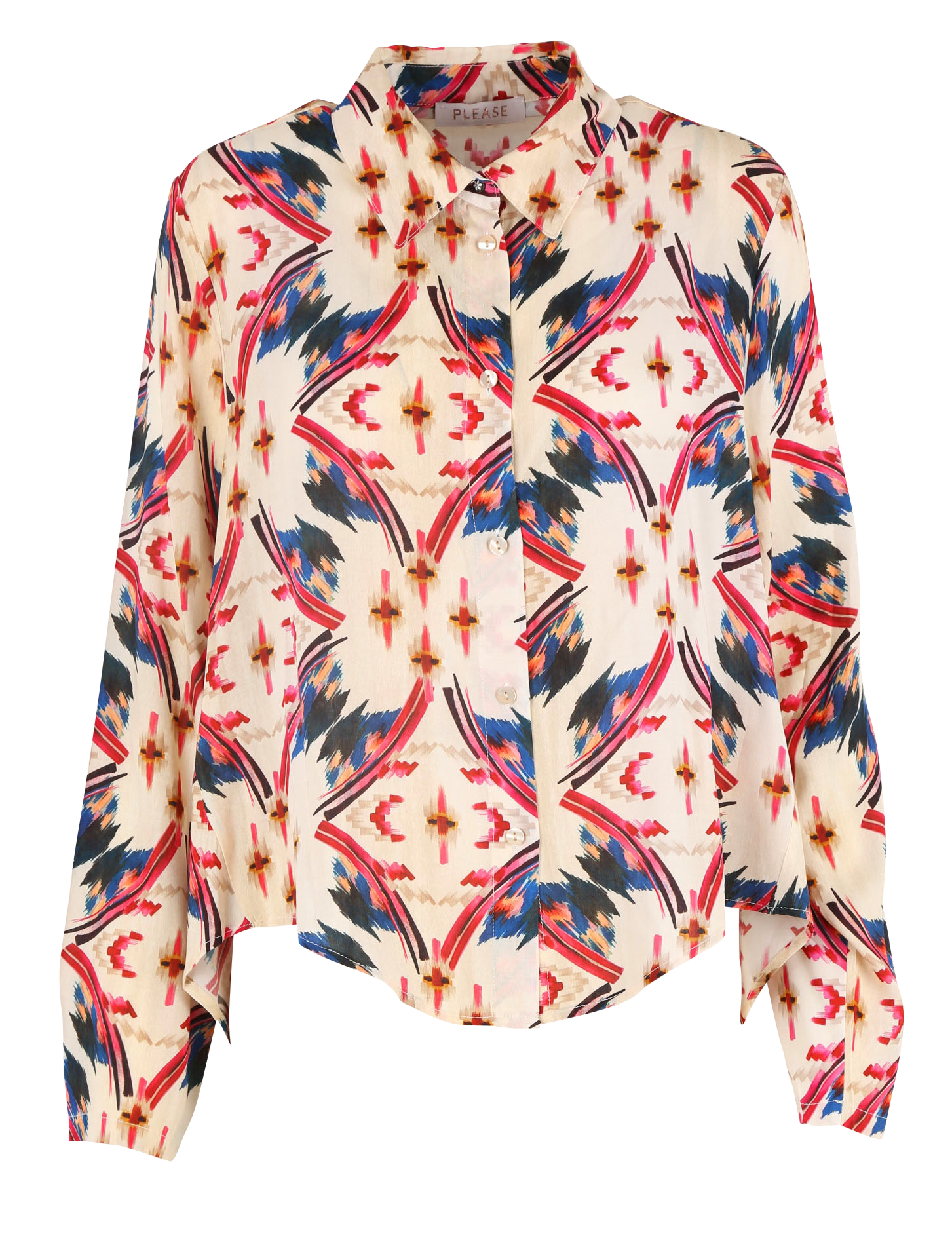 Chemise col classique imprimée | Multicolore