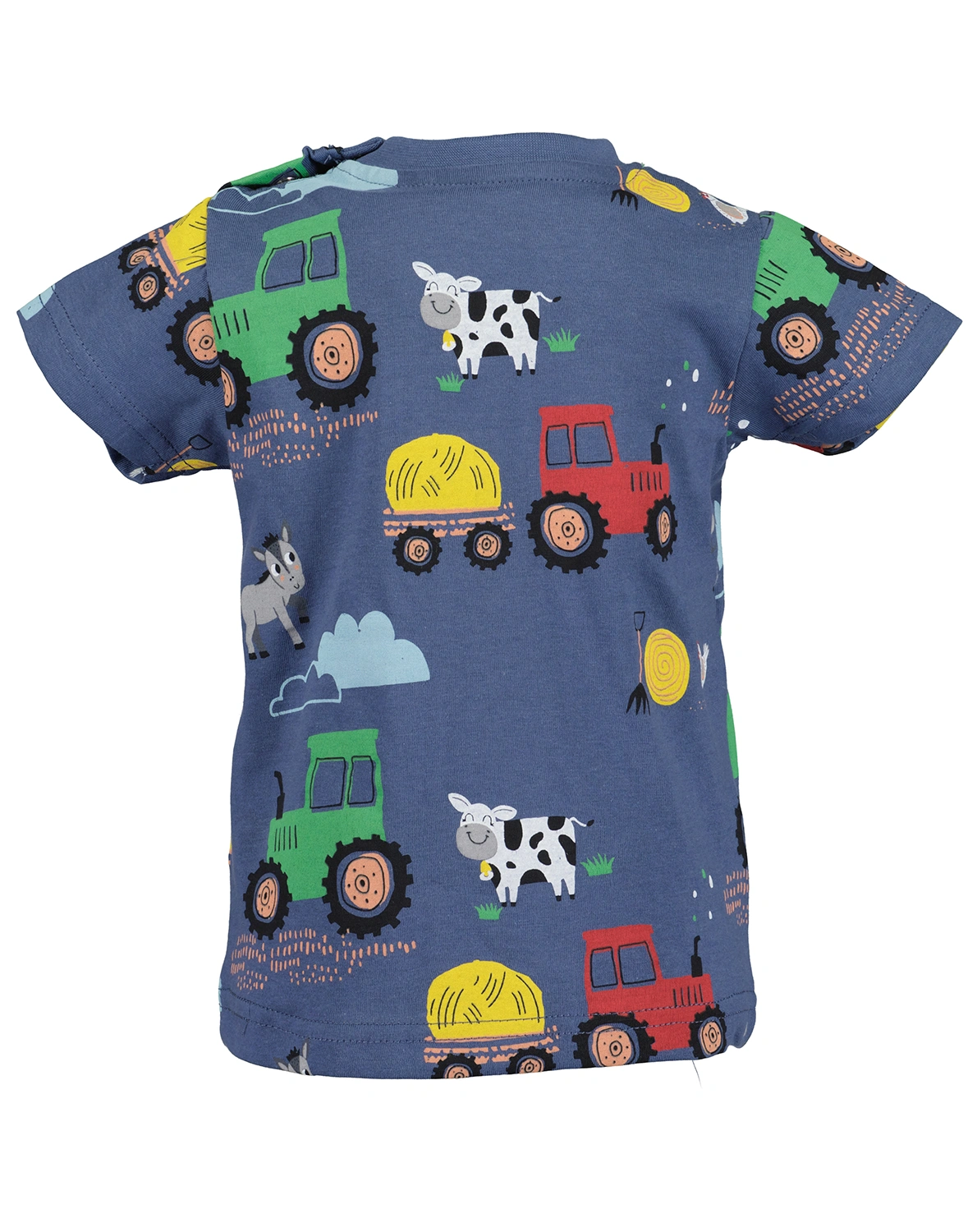 T-Shirt FARM FAN in jeansblau