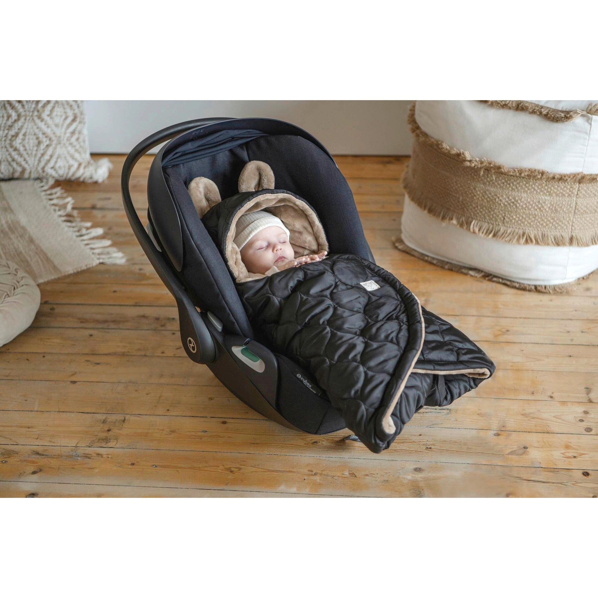 Kaiser Einschlagdecke RECY SMALL black/light brown