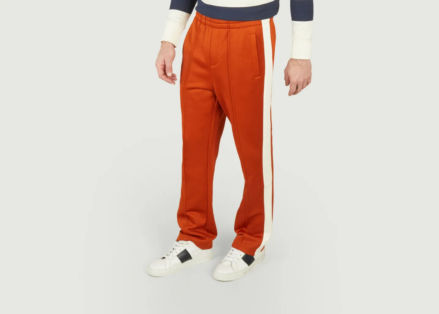 Pantalon de jogging évasé avec bandes contrastées Gant