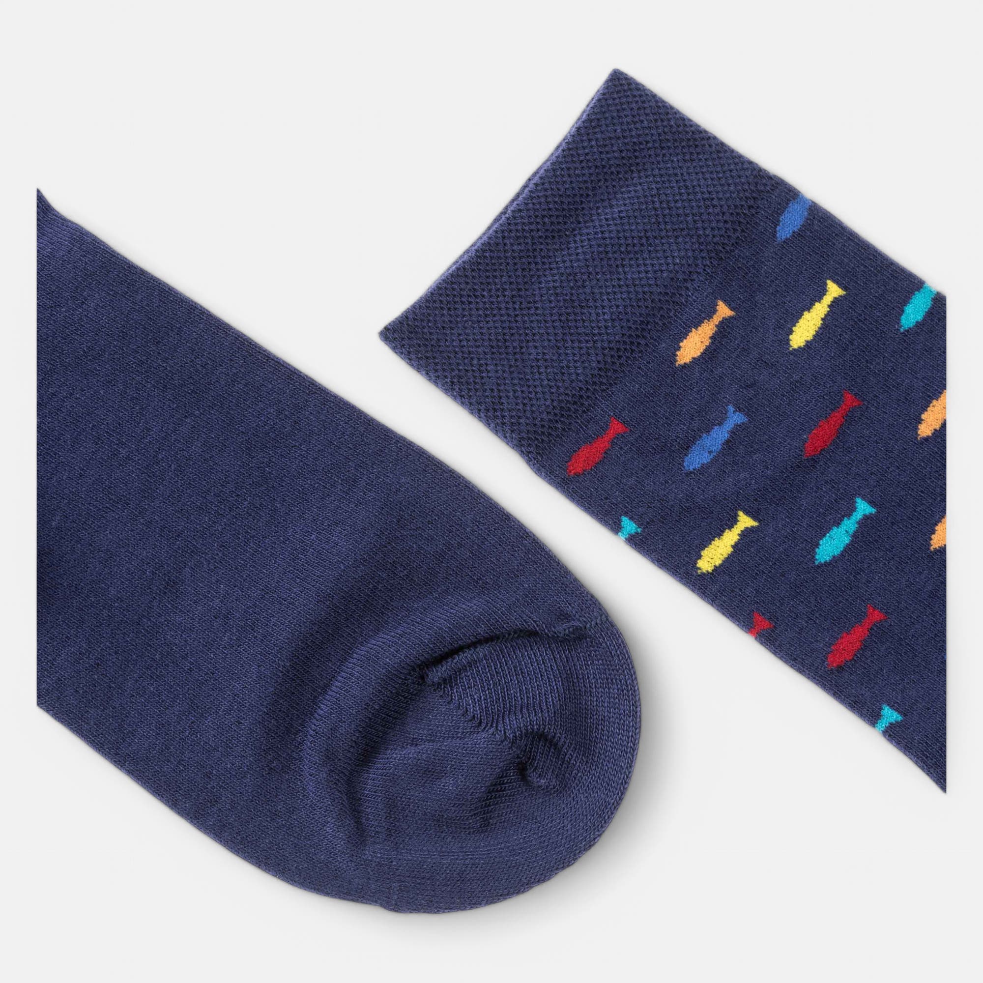 Chaussettes Homme bleu marine