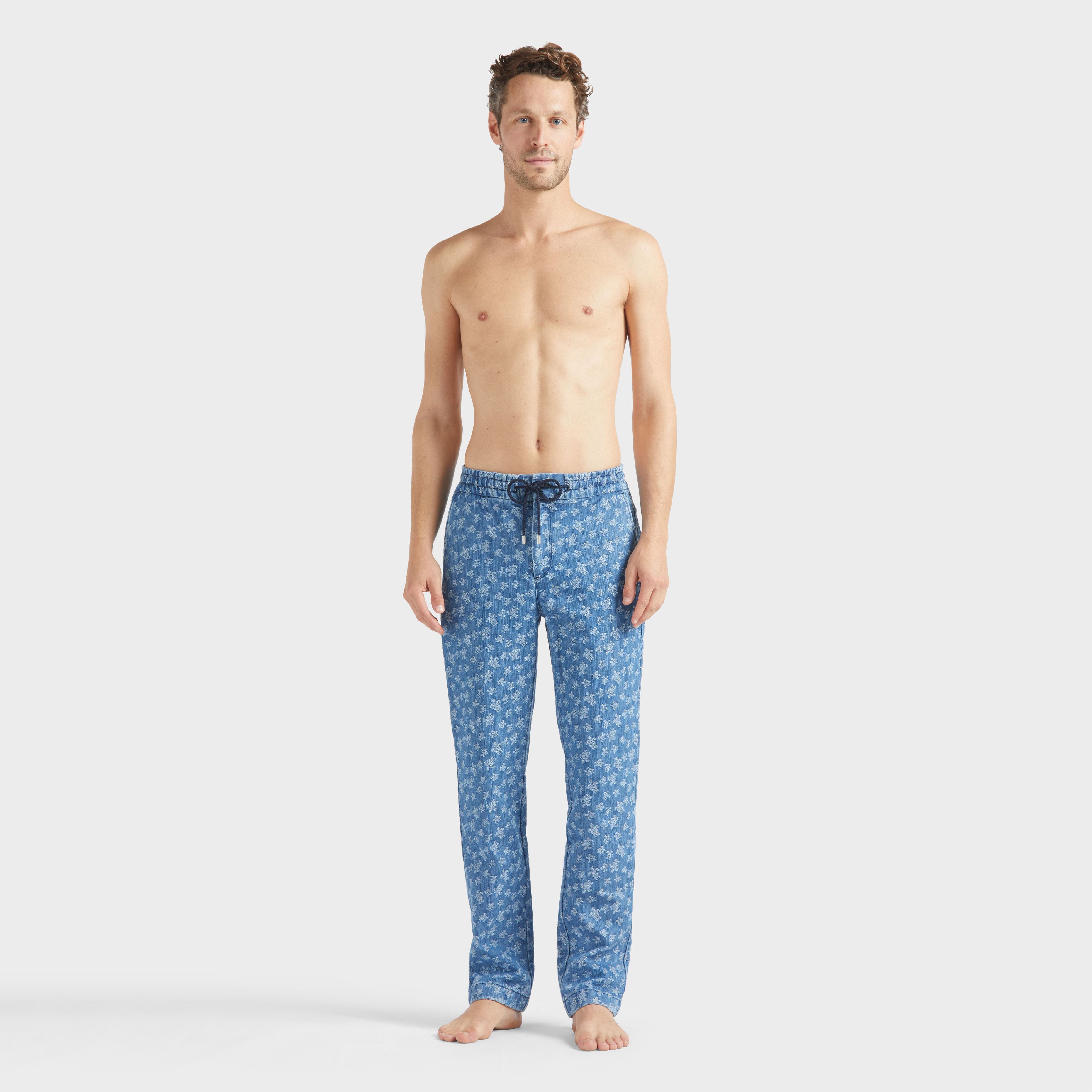 Pantalon Taille Élastique Denim Homme Micro Turtles