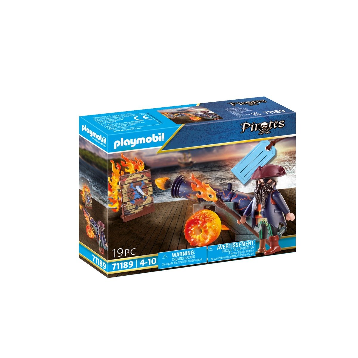 Pirate et canon de feu Playmobil Pirate 71189