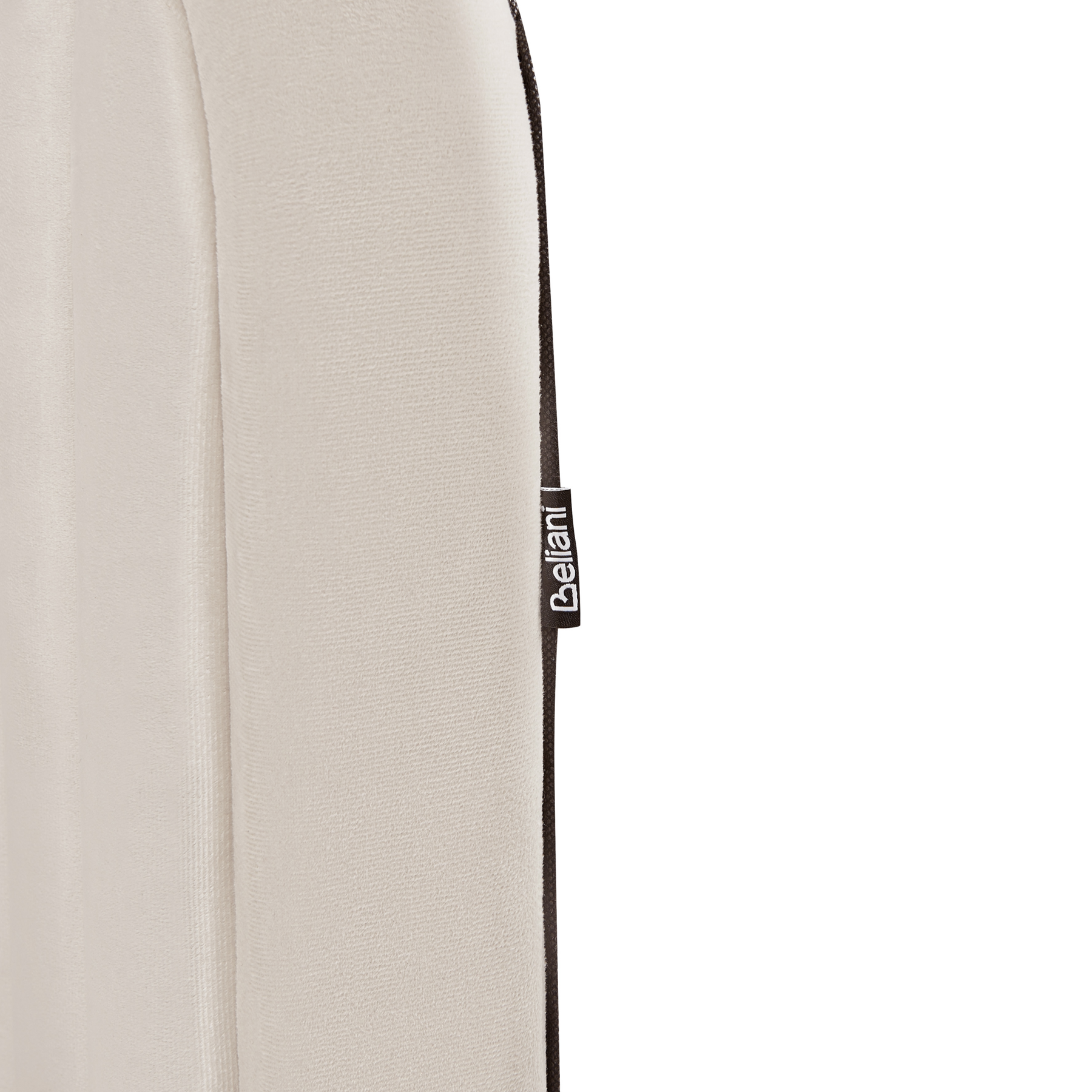 Beliani - BRIN - Tweepersoonsbed - Beige - 160 x 200 cm - Fluweel