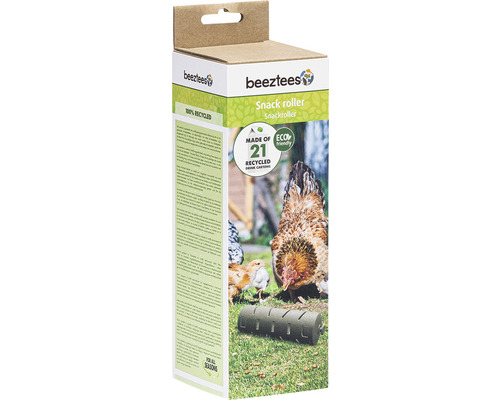 Kip Snack Roller beeztees Grijs 22,5 x 6,5 x 6,5 cm Gerecycled plastic