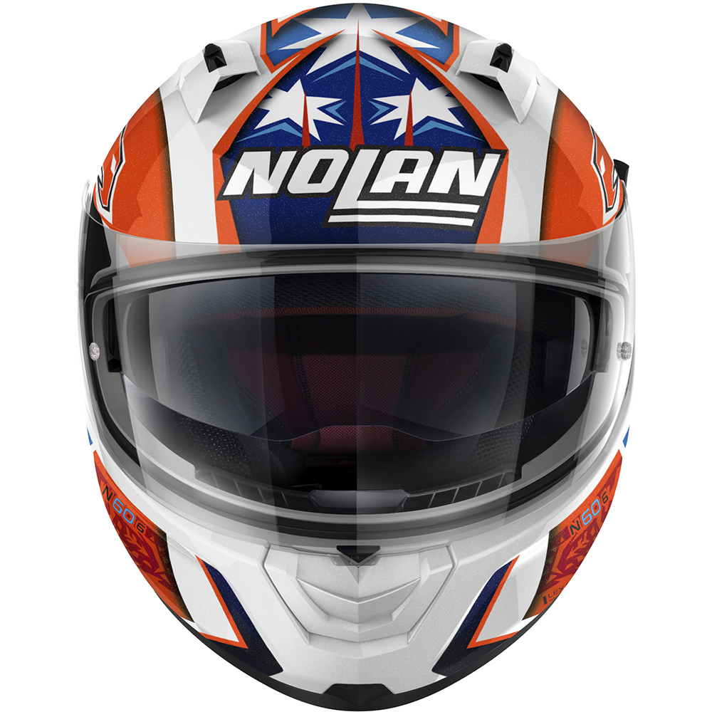 Nolan - Casque N60-6 Gemini Replica Casey Stoner Blanc / Rouge / Bleu