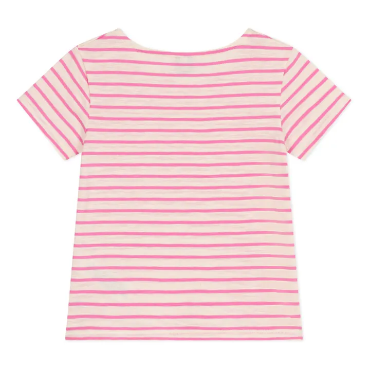 Petit Bateau T-shirt Madonna Jersey Flammé | Rose