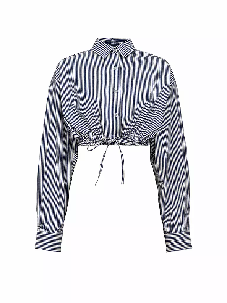 DESIGNERS REMIX Bluse Cropped Fit HARRIET hellblau
