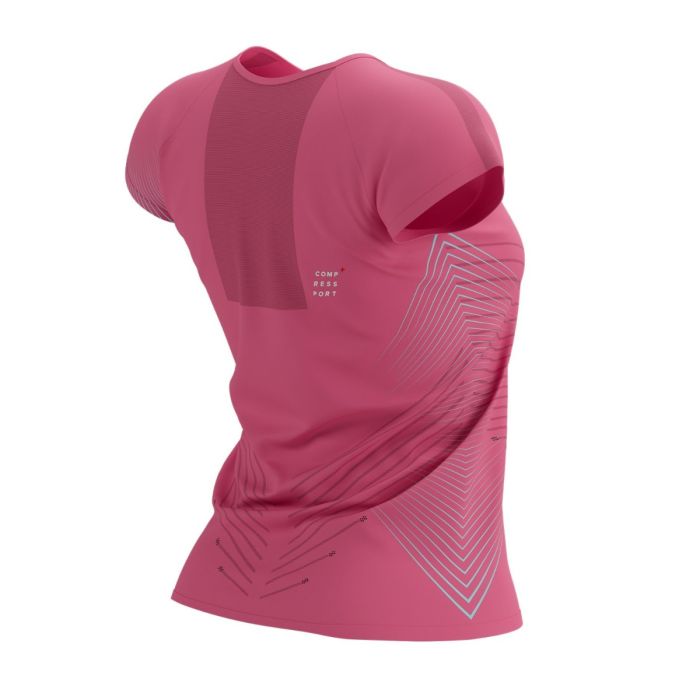 Compressport Dame T-shirts Performance SS T-shirt Pink