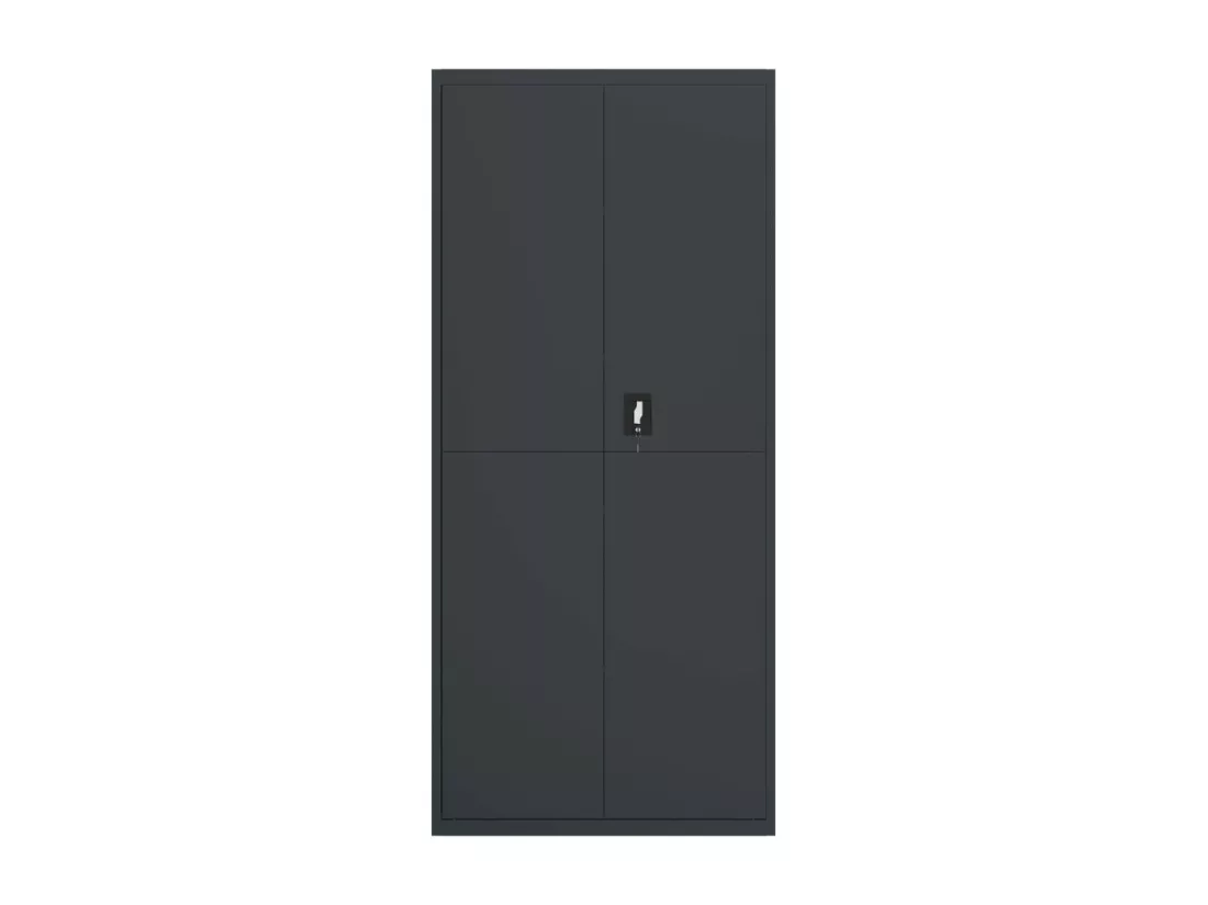 Classeur anthracite 90x40x200 cm Acier
