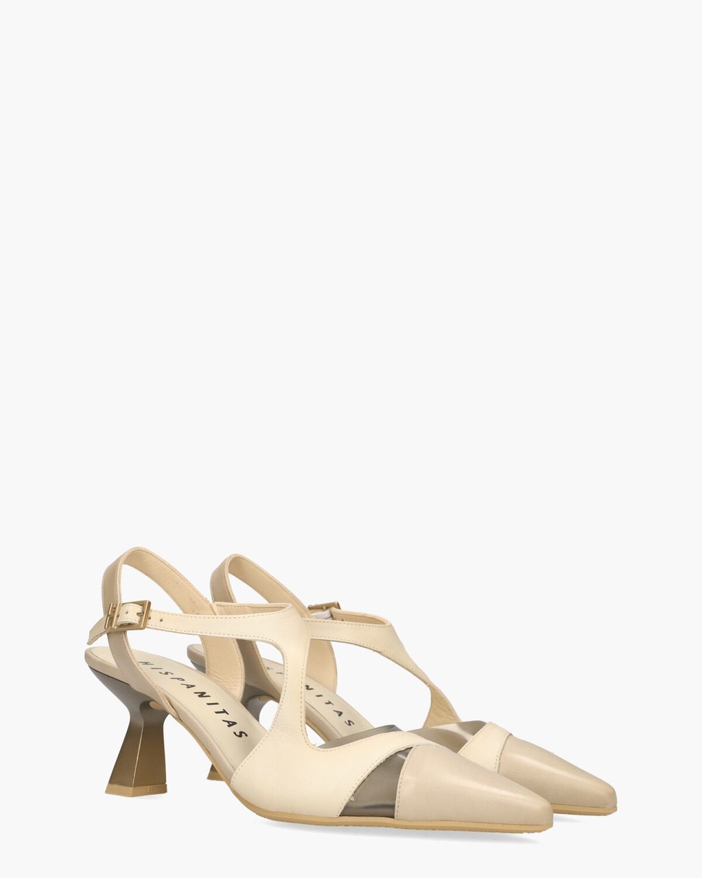 Hispanitas HV253912 Off-White/Beige Damespumps