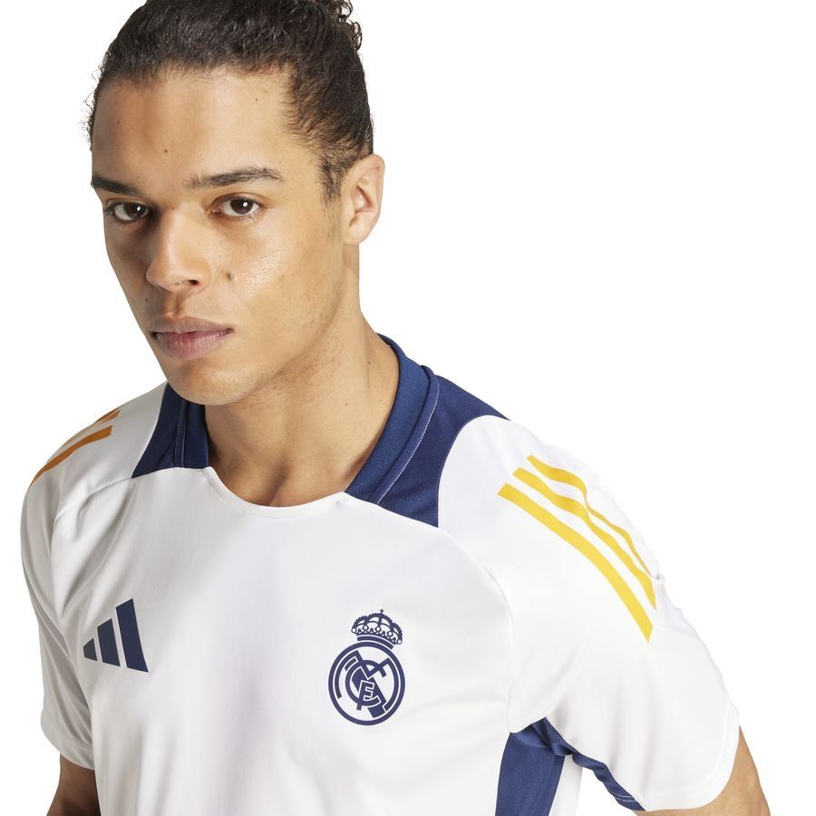 Real Madrid T-shirt d'Entraînement Tiro 24 - Blanc/Bleu/Crew Orange