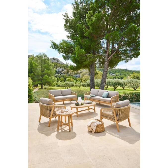 Salon de jardin PAPOUASIE Acacia