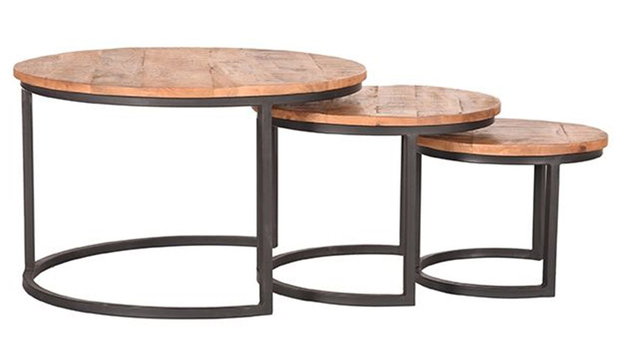 Salontafel Set Triplet XI JP-46.016 Triplet ⌀70  x H44 cm