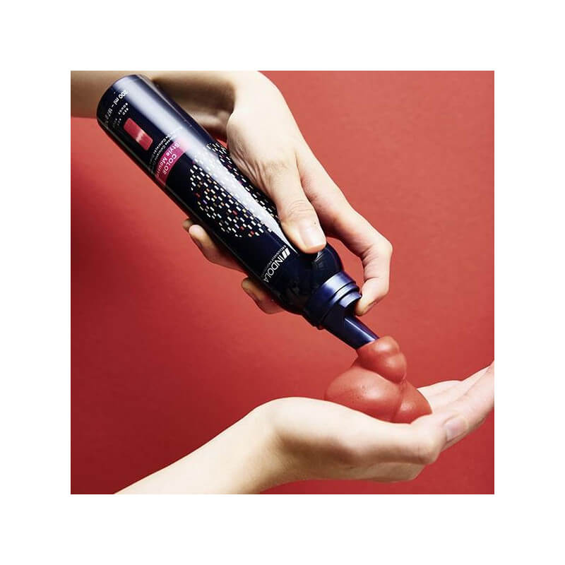 Mousse colorante coiffante rouge Indola 200ML