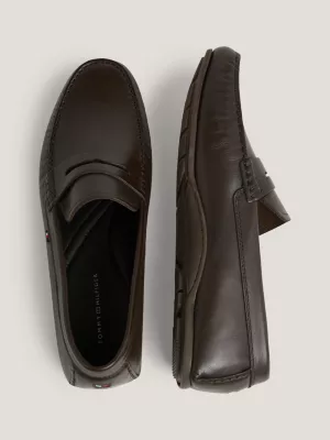 Mocassins de couro Signature