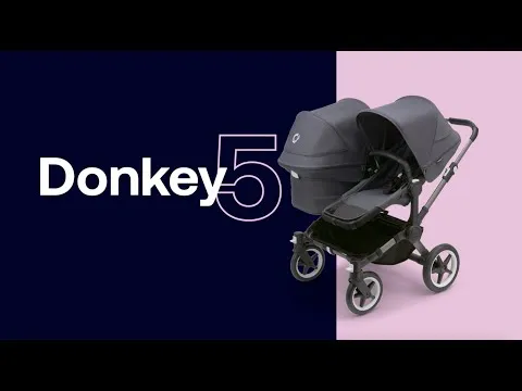 Bugaboo Poussette Donkey5 Mono - Noir  Noir  Noir