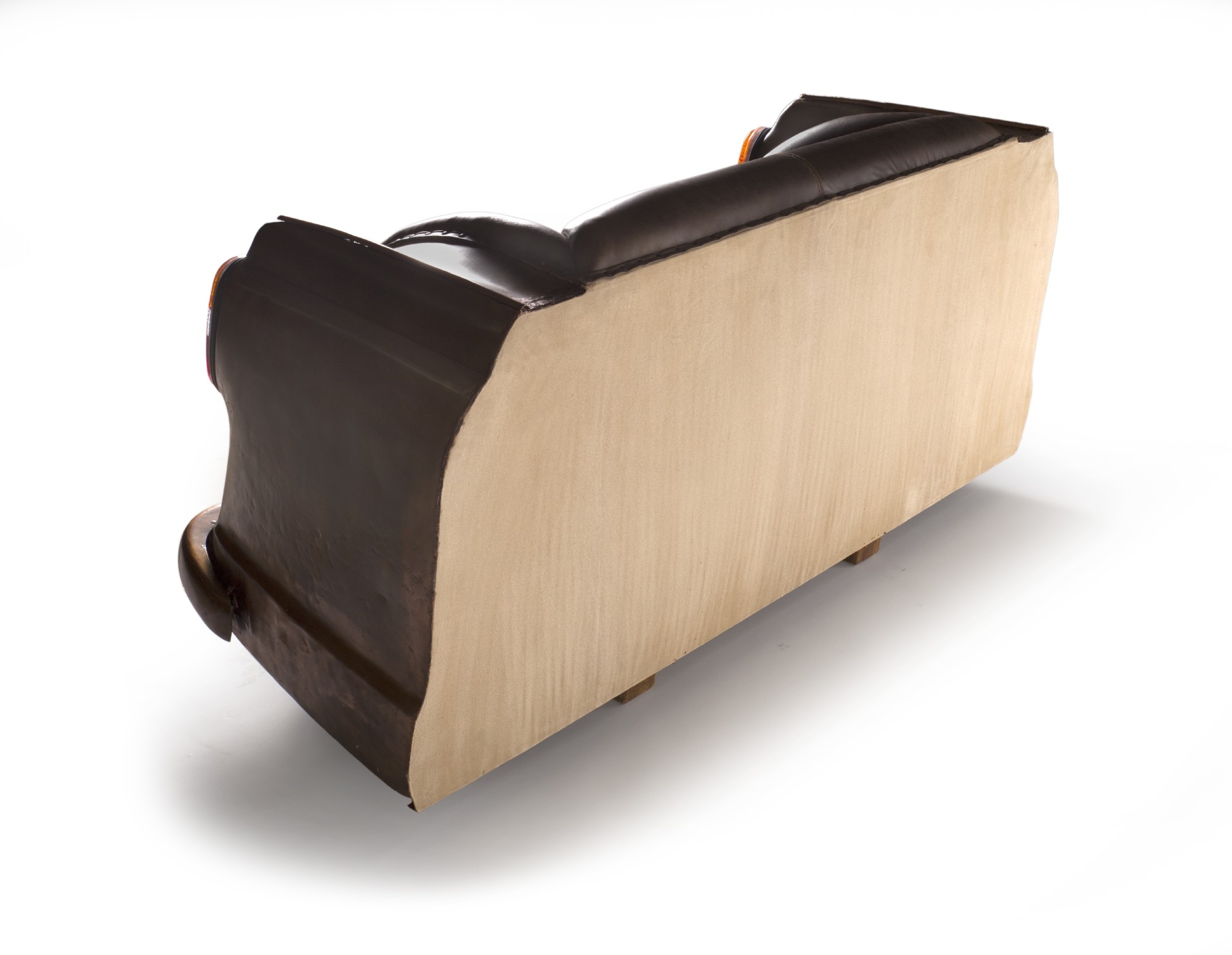 Sofa 'Ambassador Classic', Heck, 2-Sitzer, kupfer, L 70 cm, B 158 cm, H 83 cm von fischer's lagerhaus