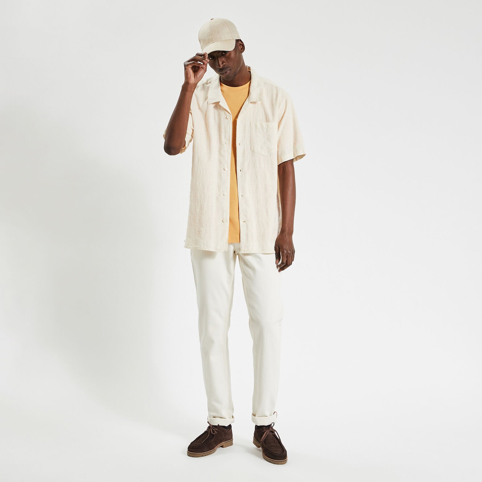 Tee shirt 'le parfait by JULES' coton issu de l'ag Orange