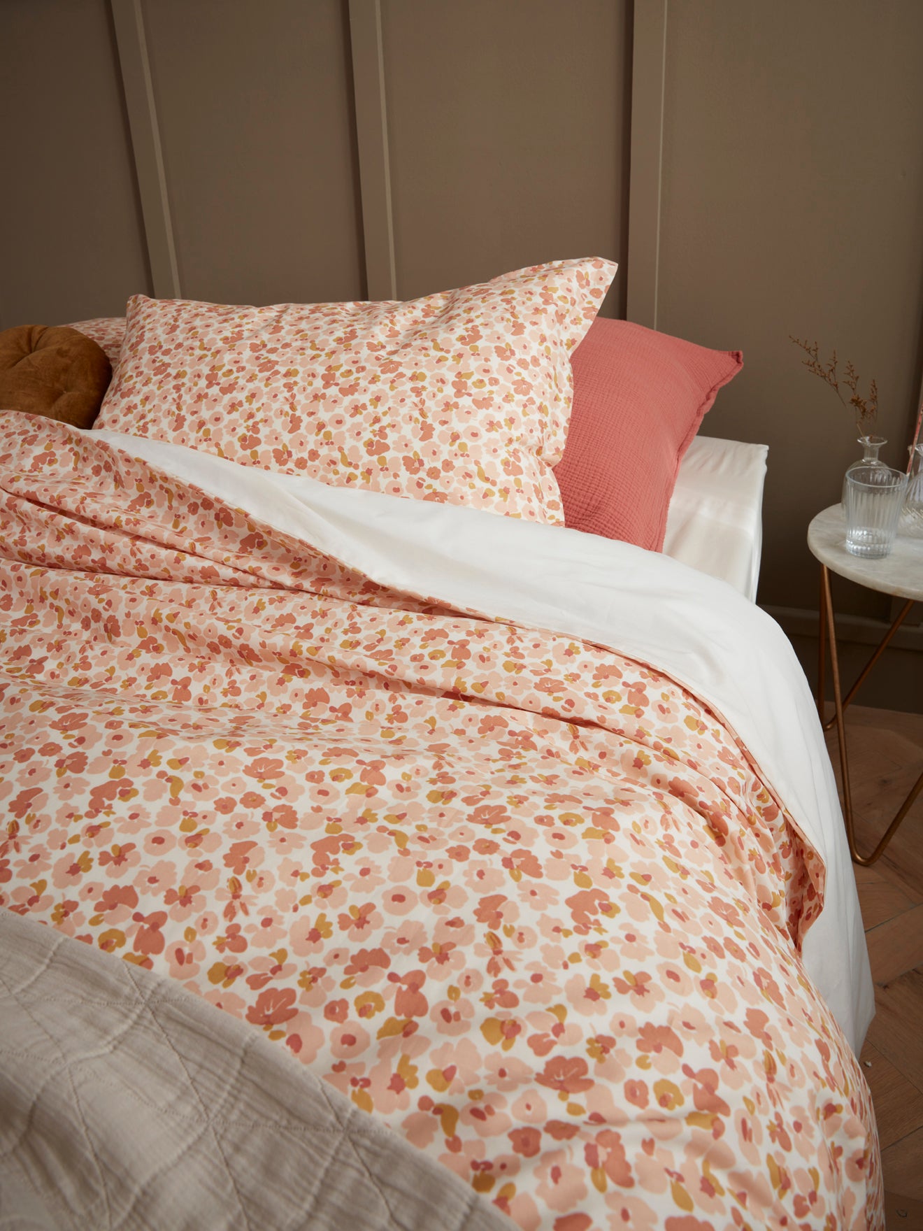 Housse de couette percale de coton 