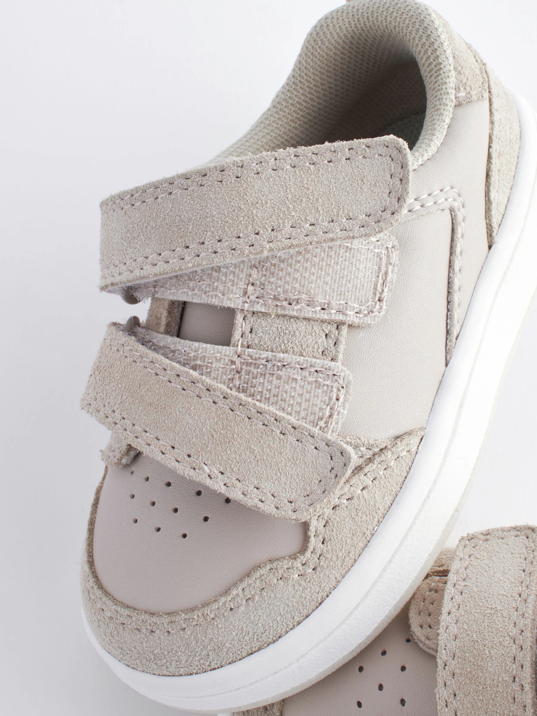 Neutraal - Baby Touch Fastening Leather First Walker Shoes