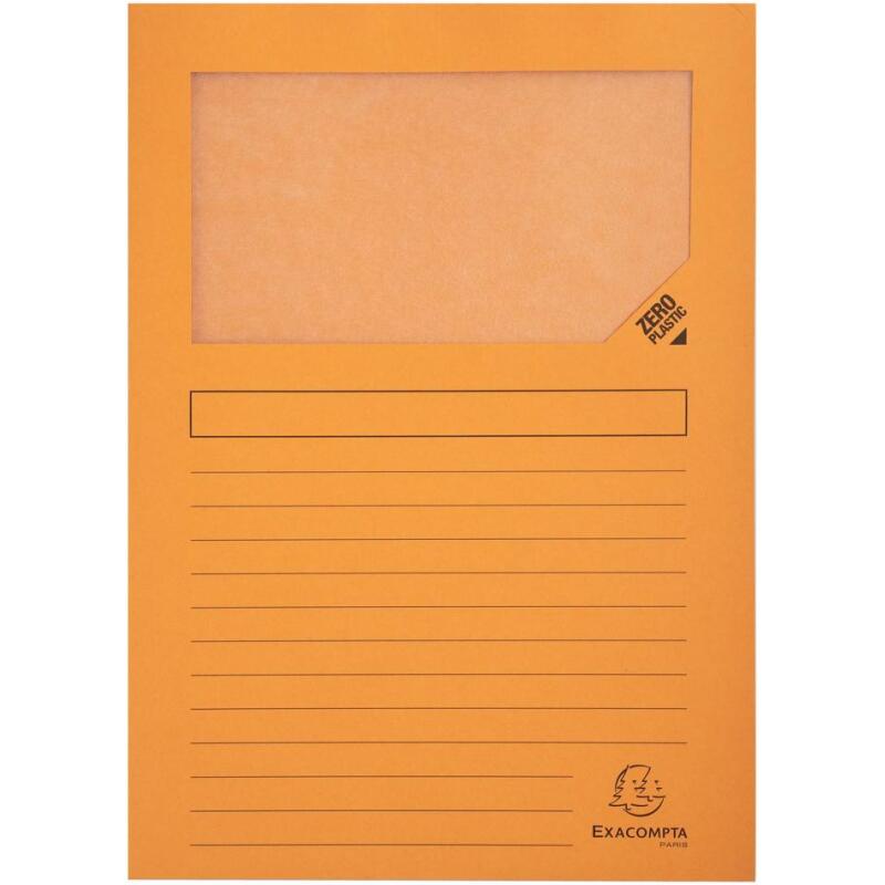 Paquet 50 chemises à fenetre Forever - 22x31cm - Couleurs assorties