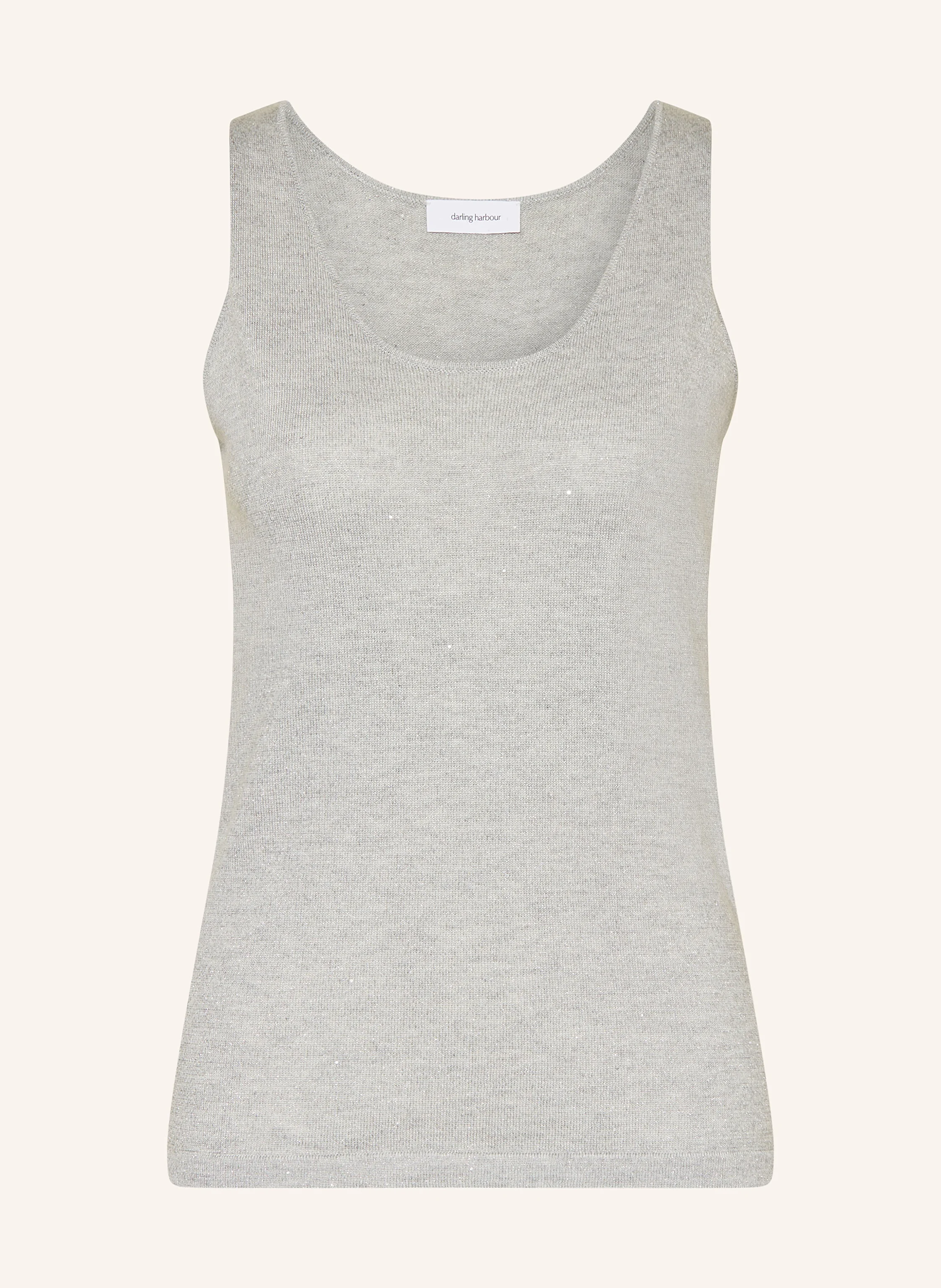darling harbour Stricktop mit Glitzergarn