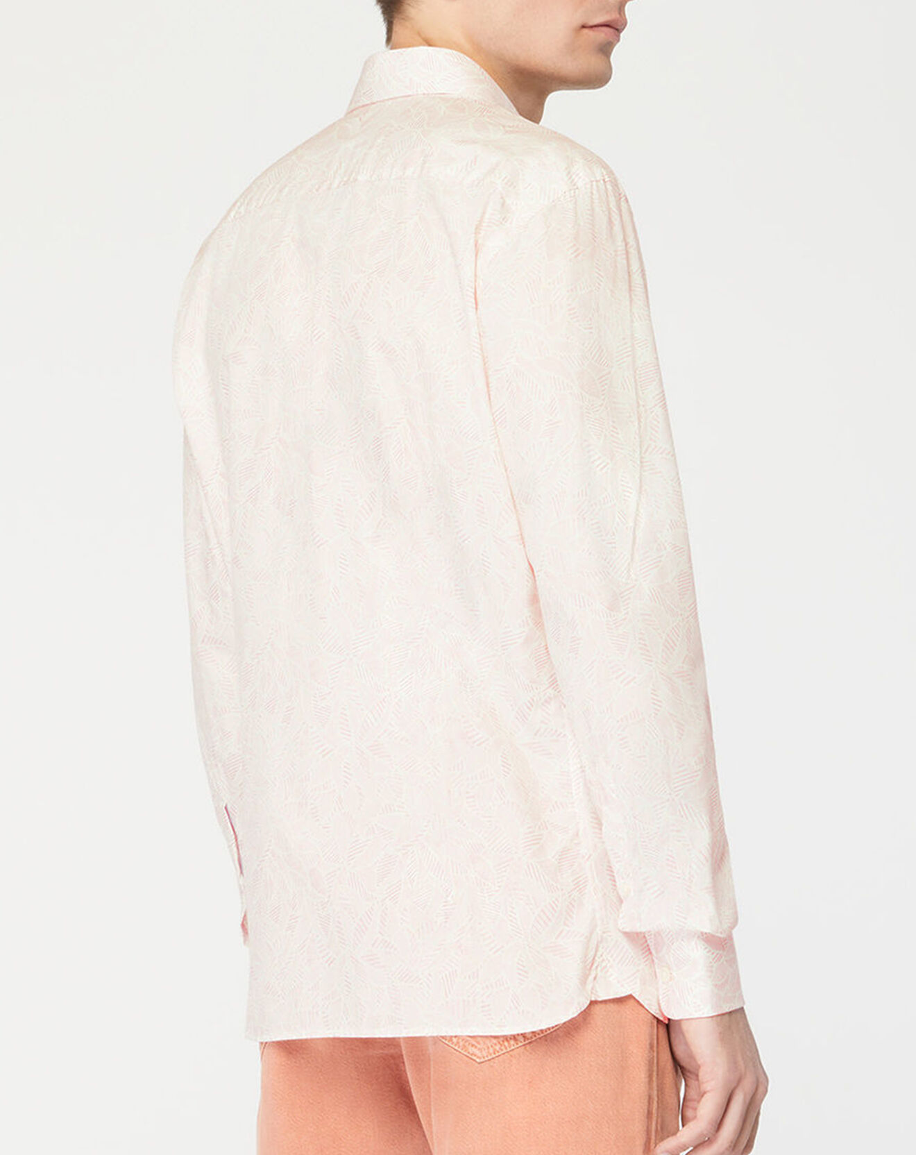 Hackett London Chemise Slim Fit imprimée rose clair