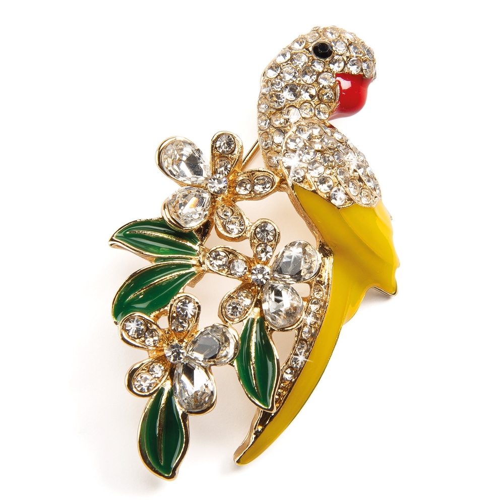 Broche perroquet