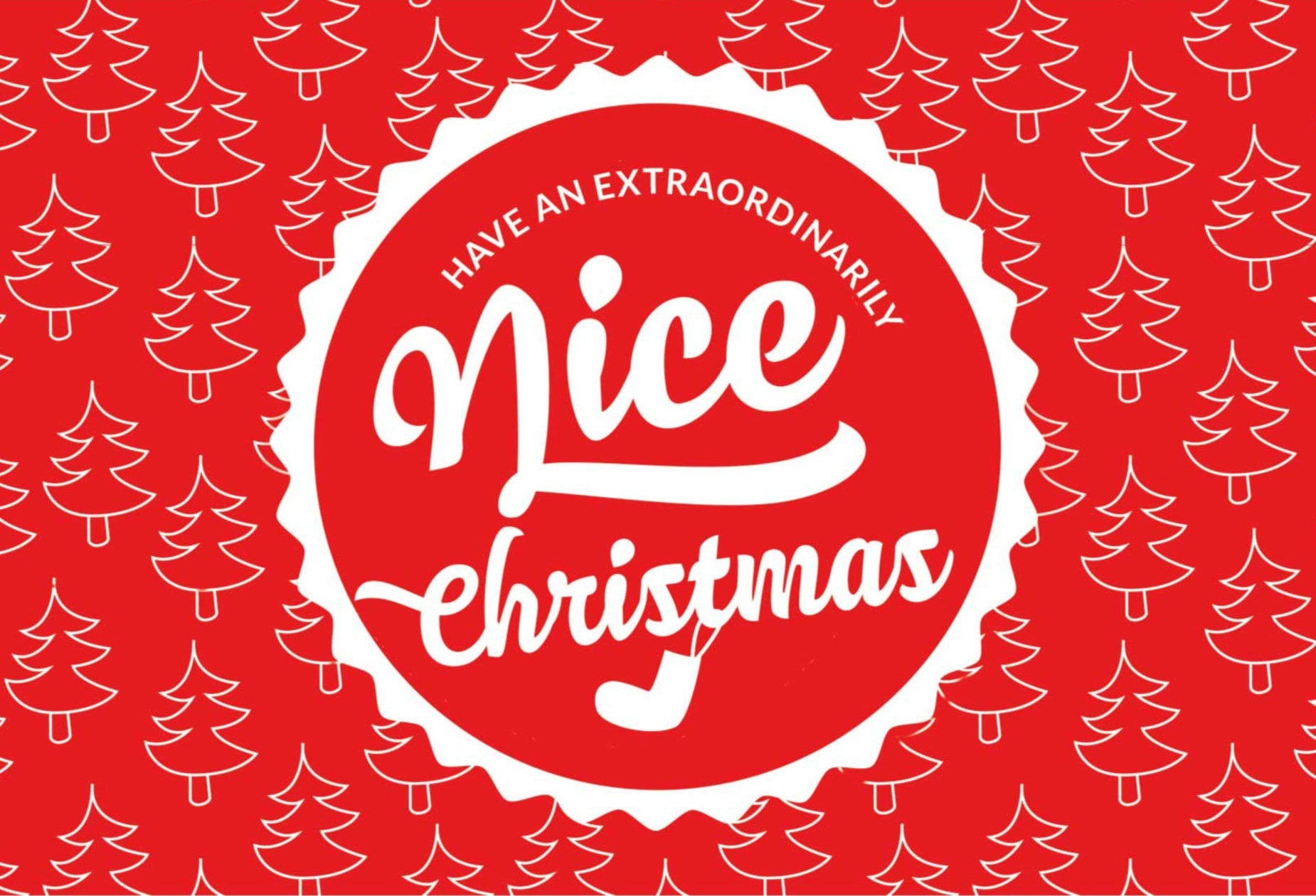 Ecco Verde  Nice Christmas! - Grußkarte, Nice Christmas!