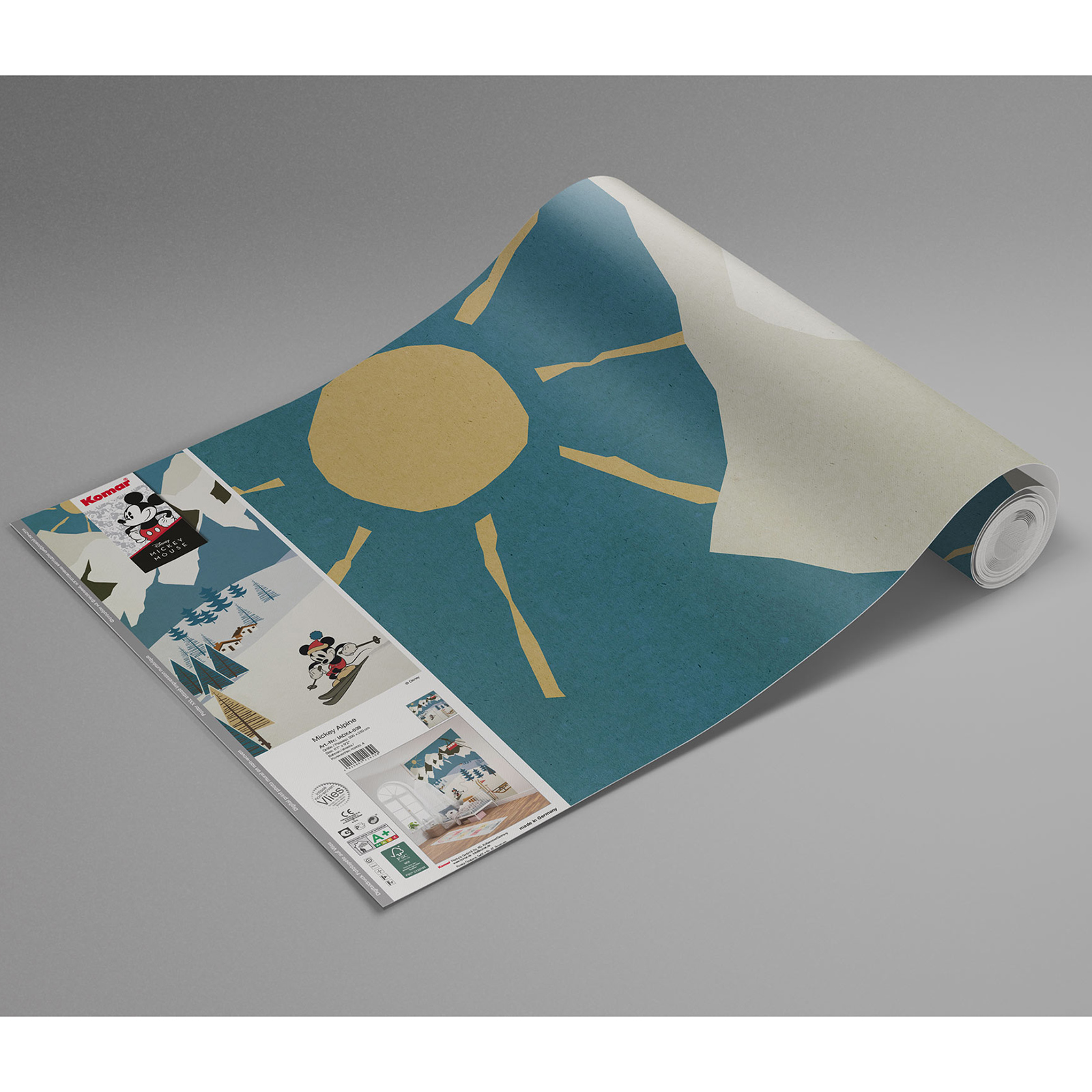 Vlies-Fototapete MICKEY ALPINE - bunt - 200x250 cm
