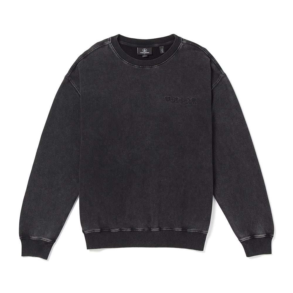 Volcom ACID WALL CREW - Sweat Homme black