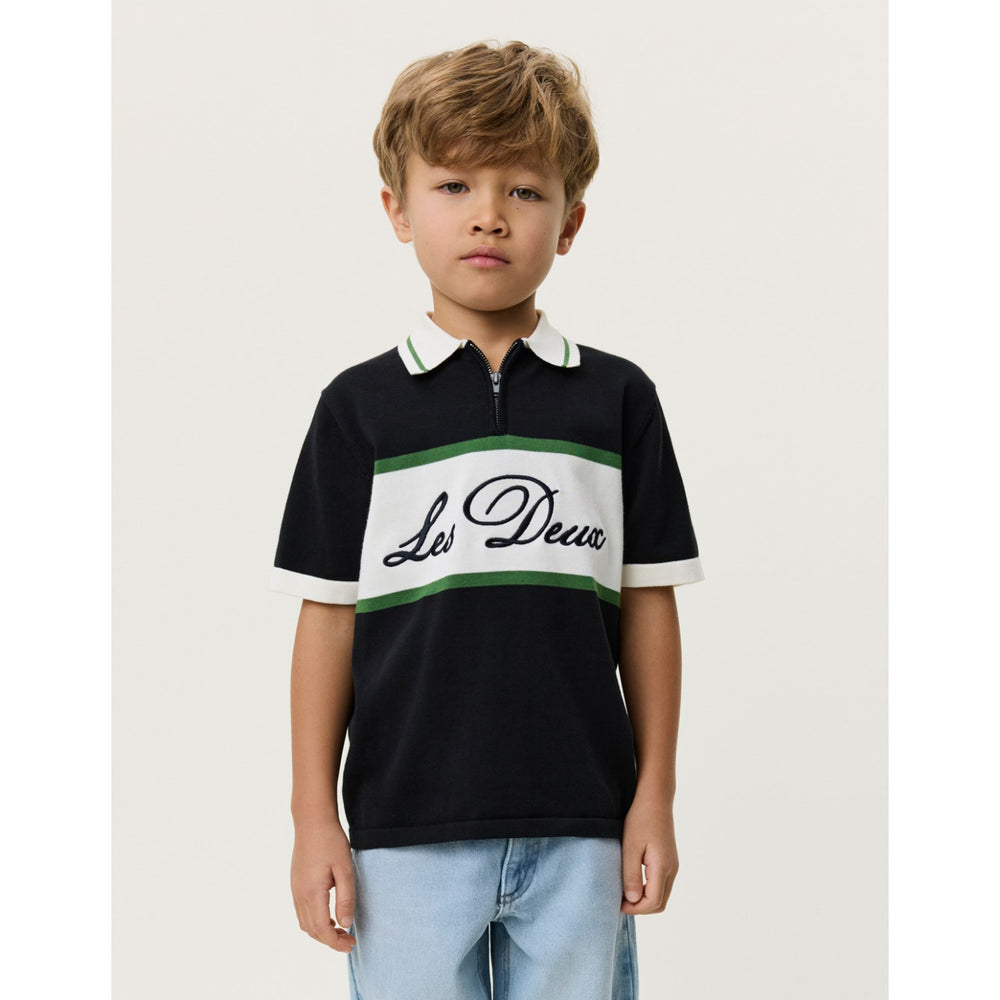 Køb Les Deux Kids Tap Shoe Black Lynlås Polo KIDS