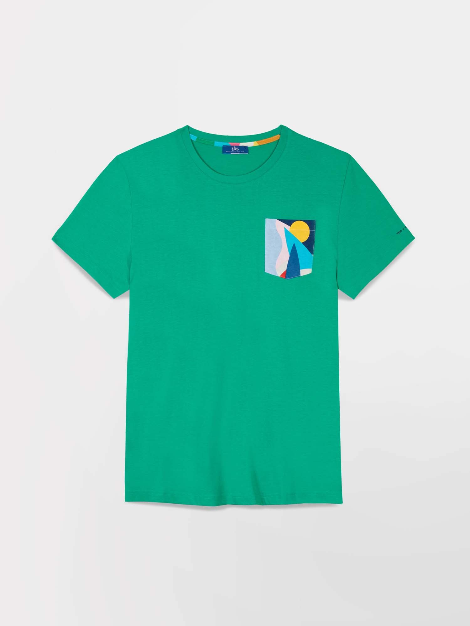Tee Shirt Homme Cotn Biologique Vert