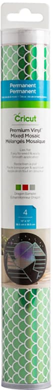 Cricut Premium Permanent Vinyl ark 4-pak (mosaic mix dragon)