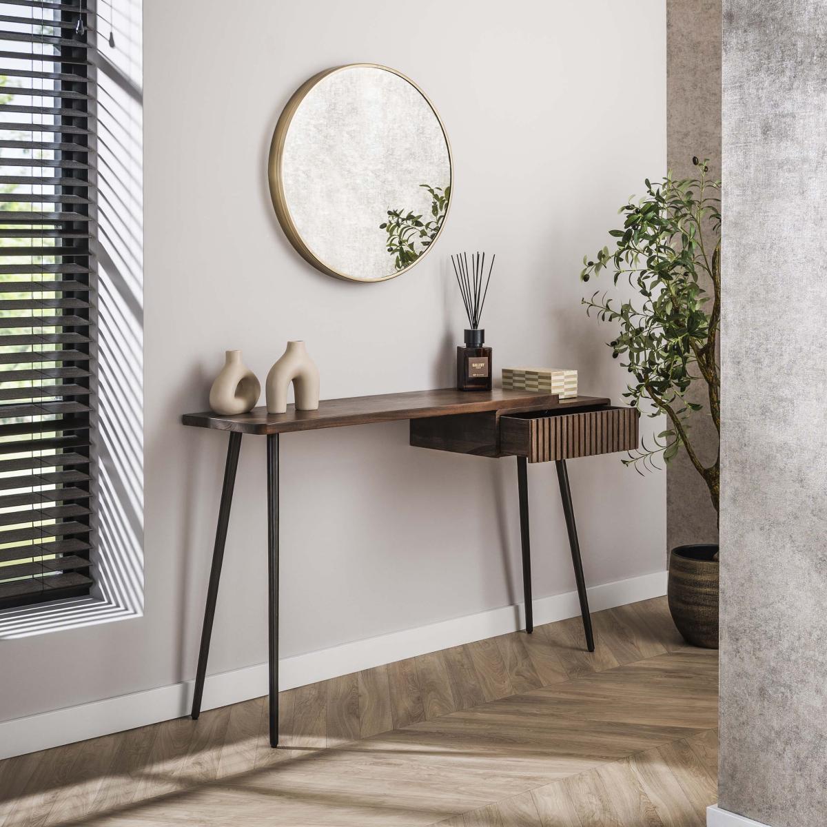 Fraaai - Marino sidetable - 120 cm - acaciahout - bruin