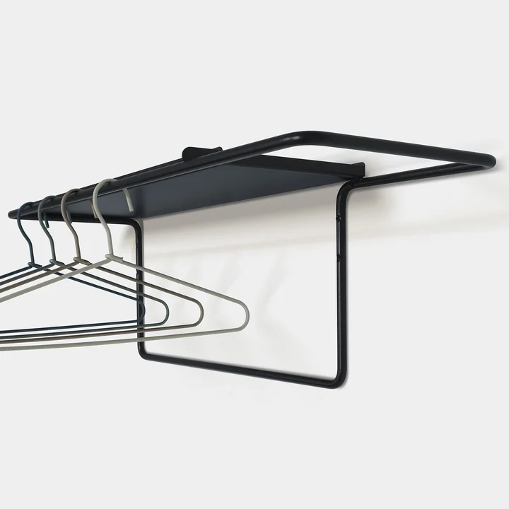 vonbox - Wire Garderobe, schwarz (RAL 9005)