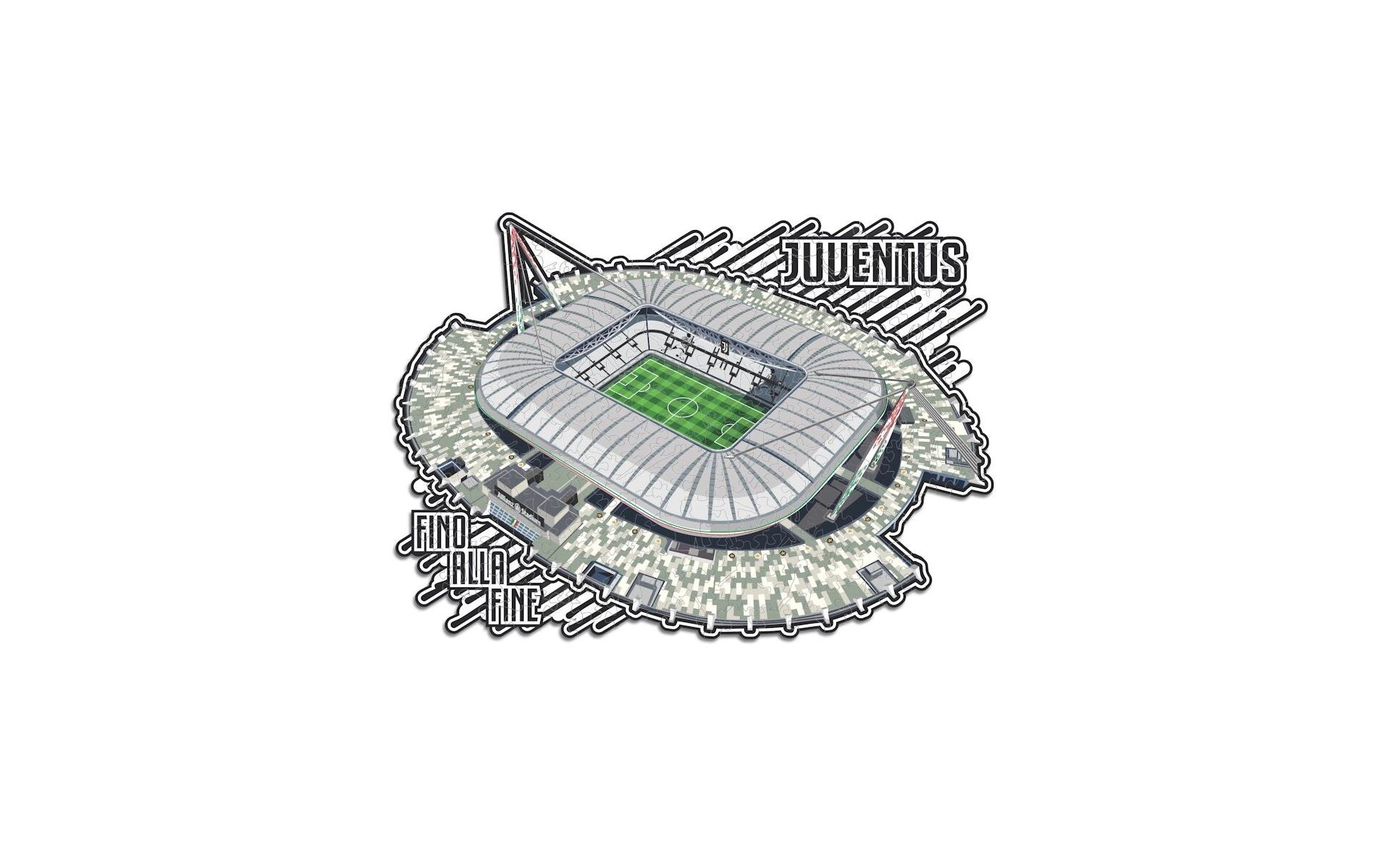 Puzzle »Iconic Juventus Fc – Allianz Stadium« Holzart: Birke (Herkunftsland: China)