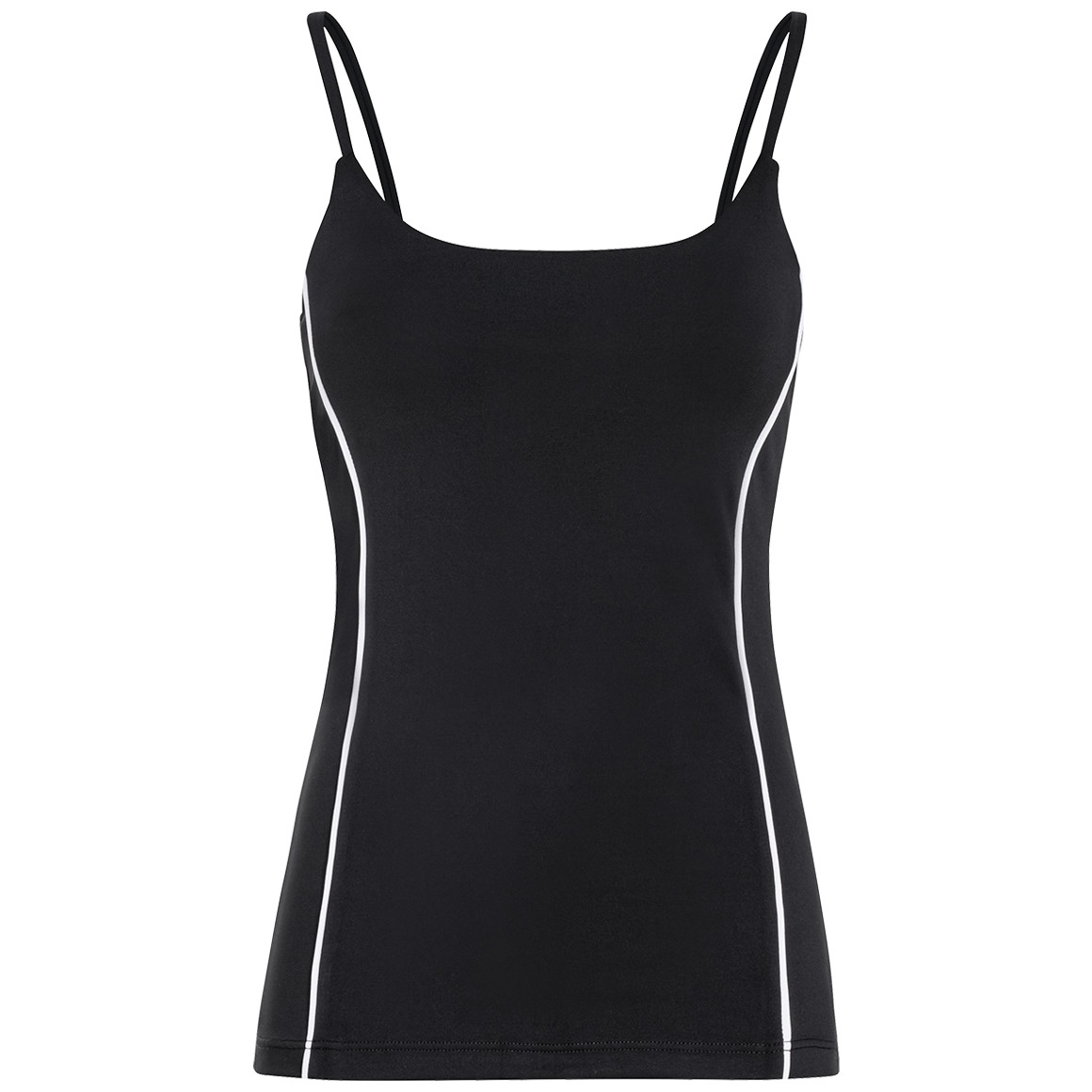 Gina Sports Damen Sport-Top aus Funktionsmaterial schwarz