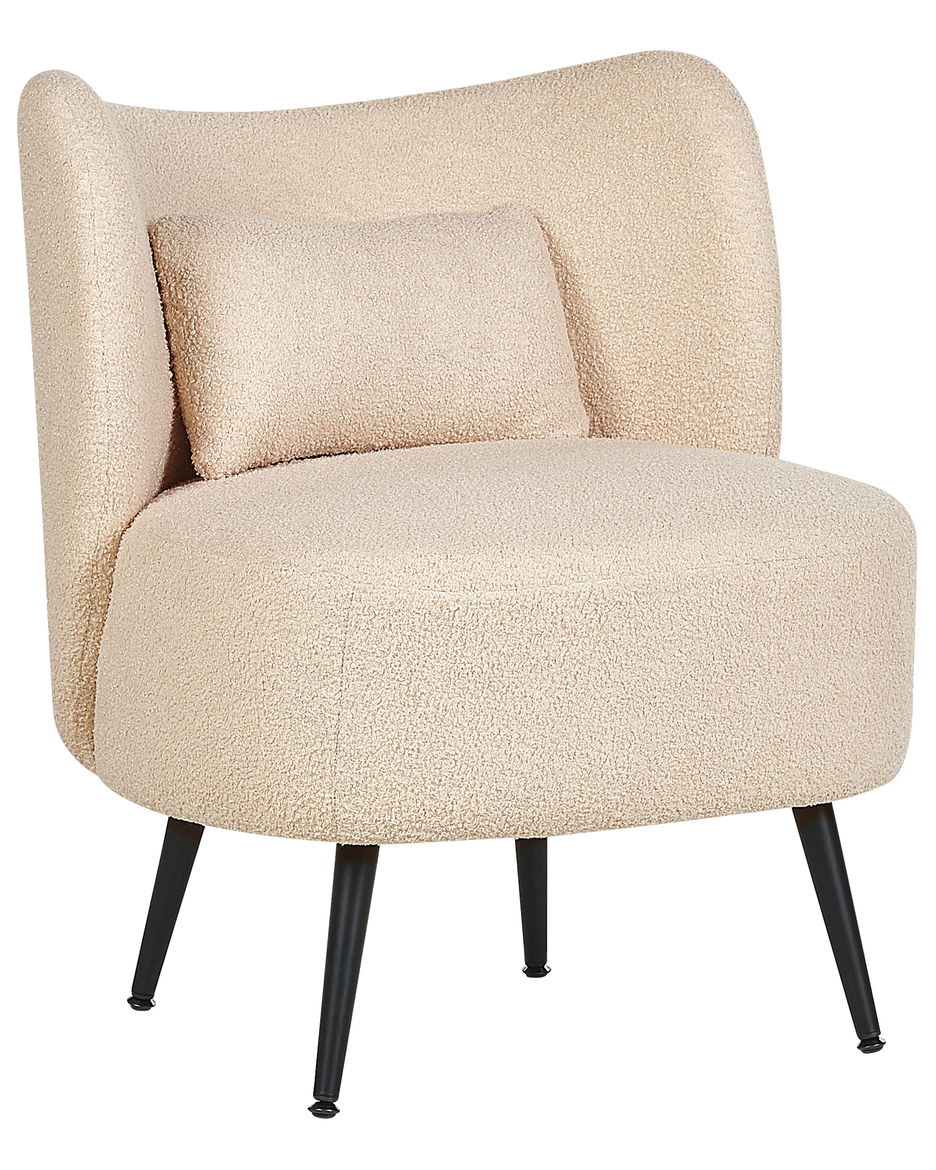 Fauteuil OTSBY Bouclé Beige