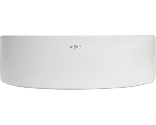 Jungborn IMION opzetwastafel, 40 cm, glanzend wit, inclusief keramische afvoerplug